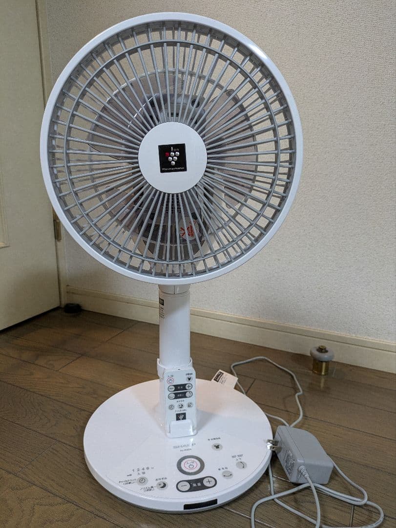 シャープ プラズマクラスター扇風機 PJ-R2DS　DCモーター搭載 リモコン付
