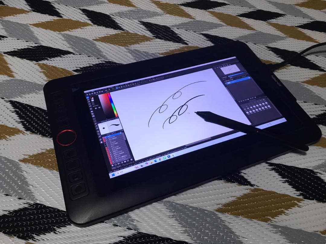 XP-PEN Artist 12 Pro 液晶 ペンタブレット 動作確認済み