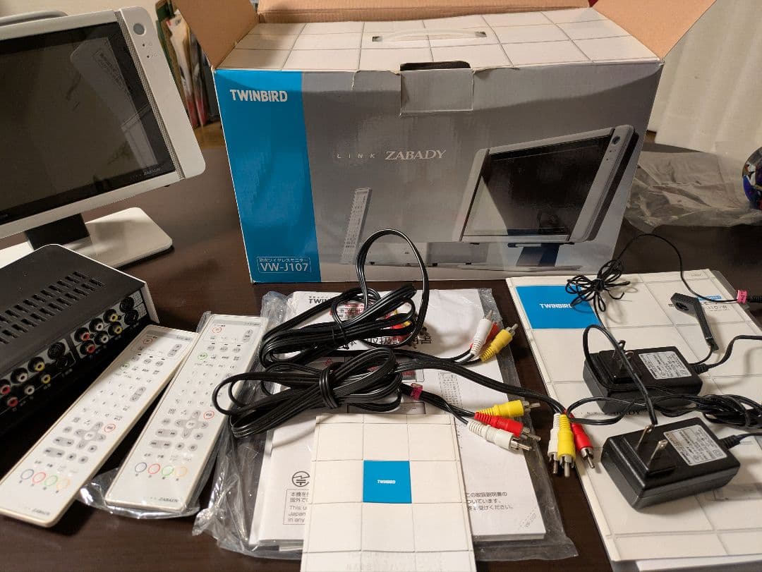 【モニター以外は２セット】VW-J107 10インチ 防水ワイヤレスモニター