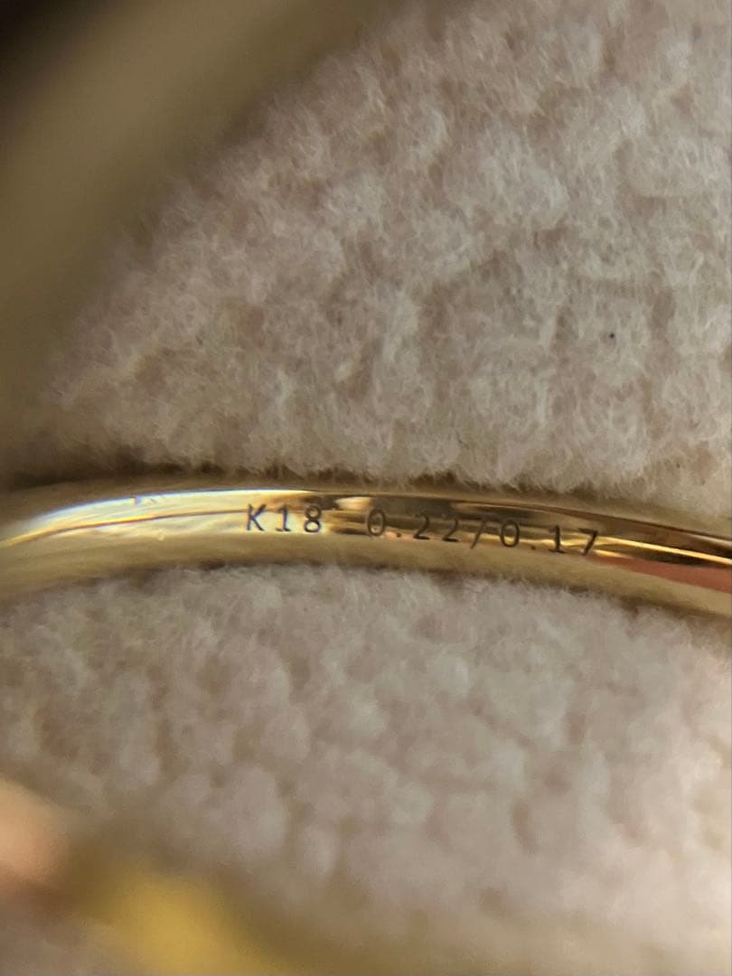 K18ピンクダイヤ＆パライバトルマリンリングです