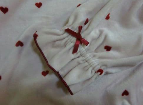 ◎新品未使用タグ付 ナルエーパジャマ スノースムージープチハートペプラム ピンク