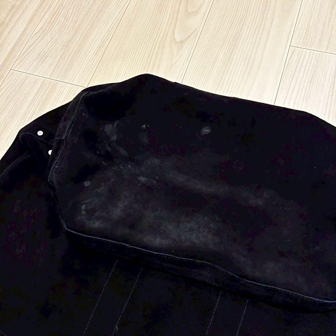 SEVEN BY SEVEN スエード レザー トートバッグ 黒