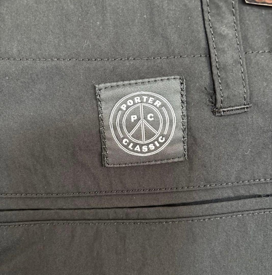 PORTER CLASSIC POPLIN BING PANT ブラック　日本製