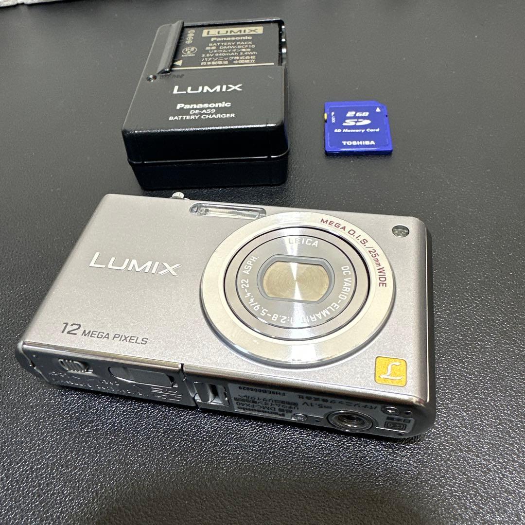 美品　Panasonic LUMIX DMC-FX-40 動作確認済