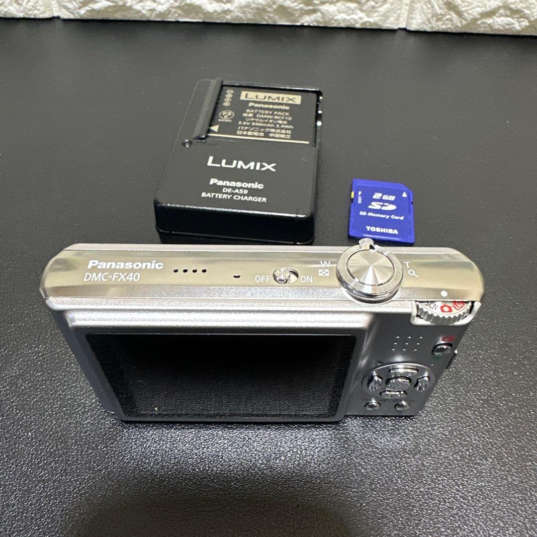 美品　Panasonic LUMIX DMC-FX-40 動作確認済