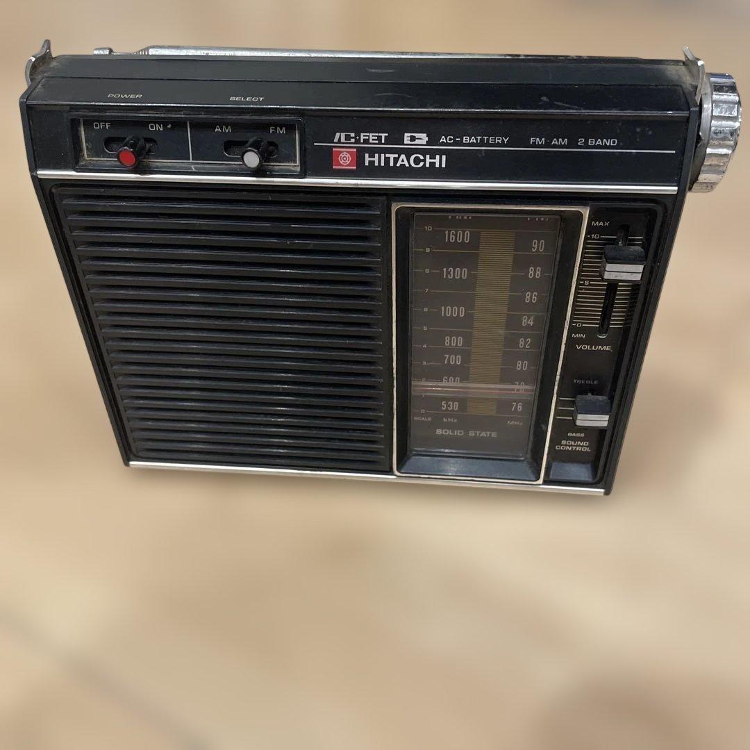 HITACHI KH-993 ラジオ 日立 昭和レトロ 稼働品