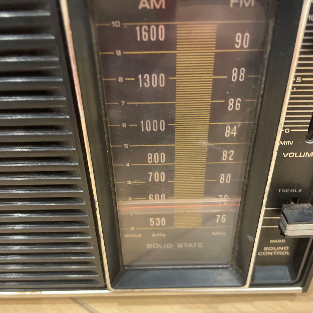 HITACHI KH-993 ラジオ 日立 昭和レトロ 稼働品