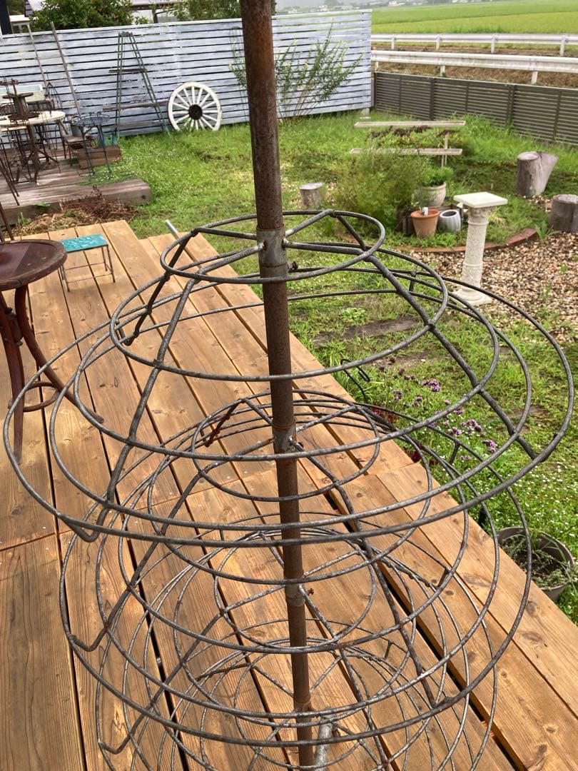 昭和レトロ　アイアンラック5段　雑貨等什器　インダストリアル　シャビー