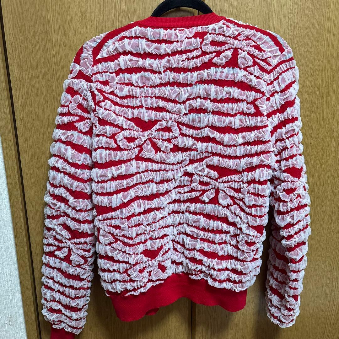 【美品】COMME des GARÇONS フリルカーディガン L