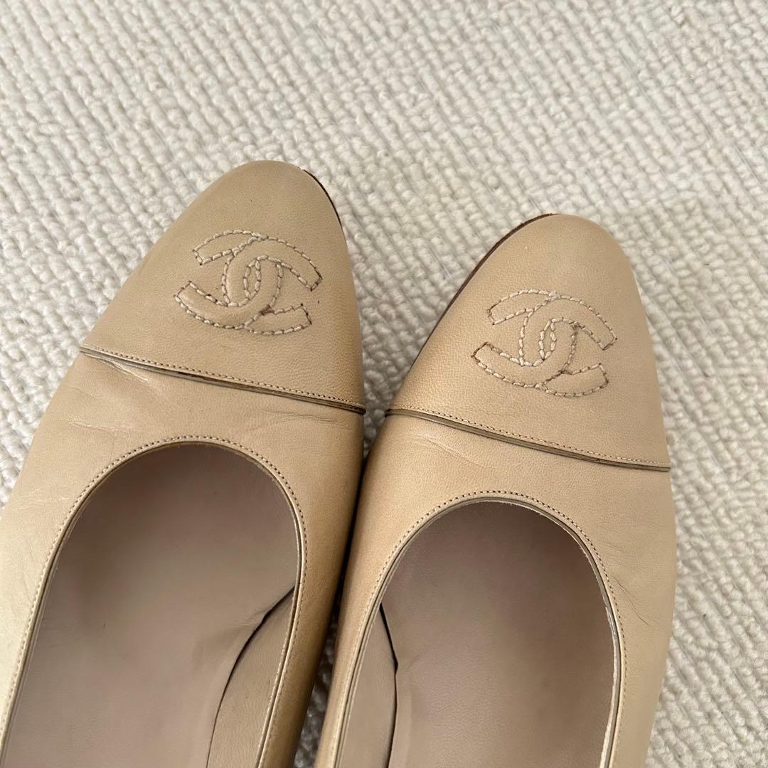 CHANEL シャネル パンプス ココマーク 24cm