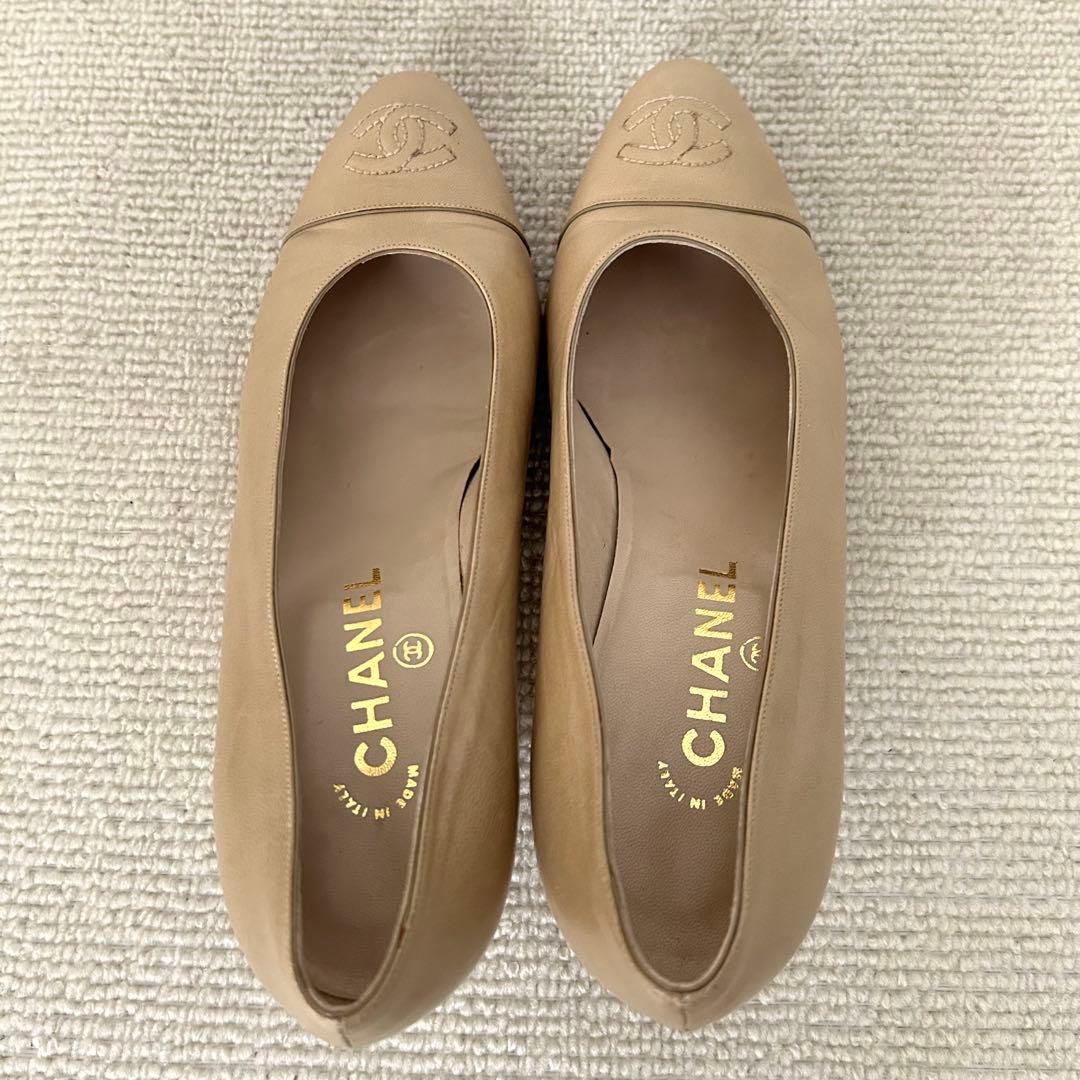 CHANEL シャネル パンプス ココマーク 24cm