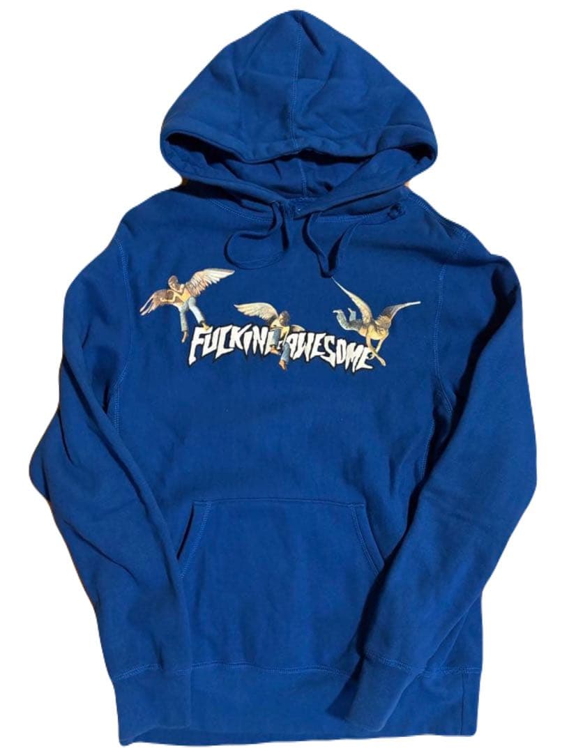 fucking awesome パーカー Mサイズブルー