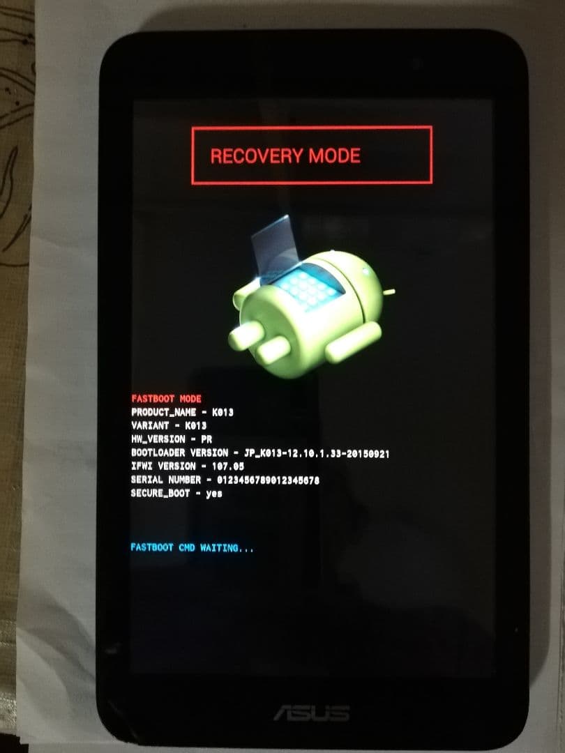 WiFiタブレット：ASUS-Memopad7(ME176C)