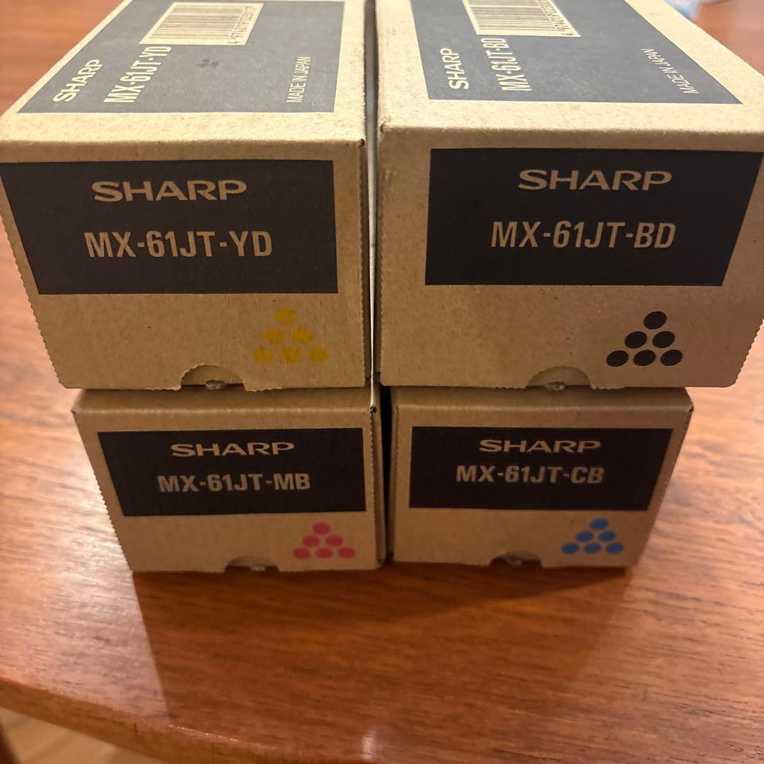 シャープ MX-61JT トナーカートリッジ4点セット