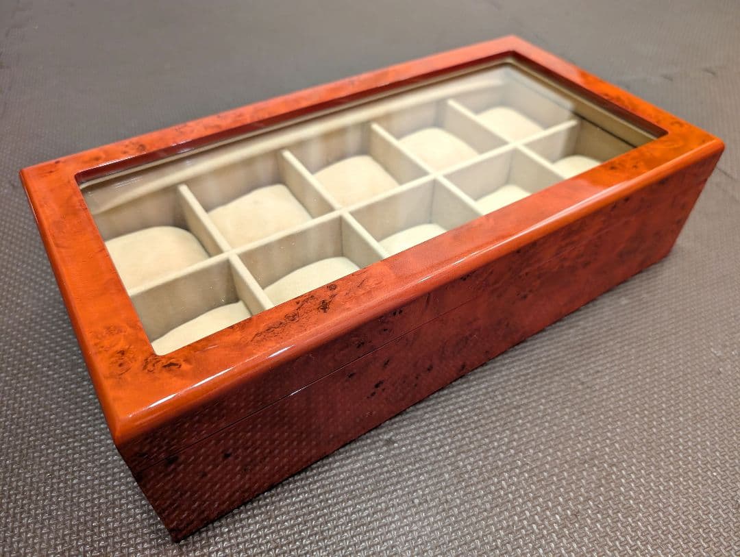 IGIMIオリジナル 腕時計コレクションケース　10本収納ボックス