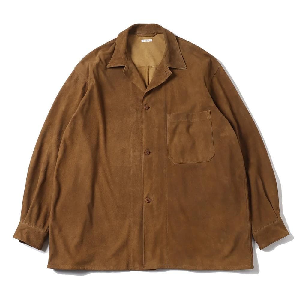 定価24万2000円 COMOLI コモリ スエード シャツ ジャケット 3