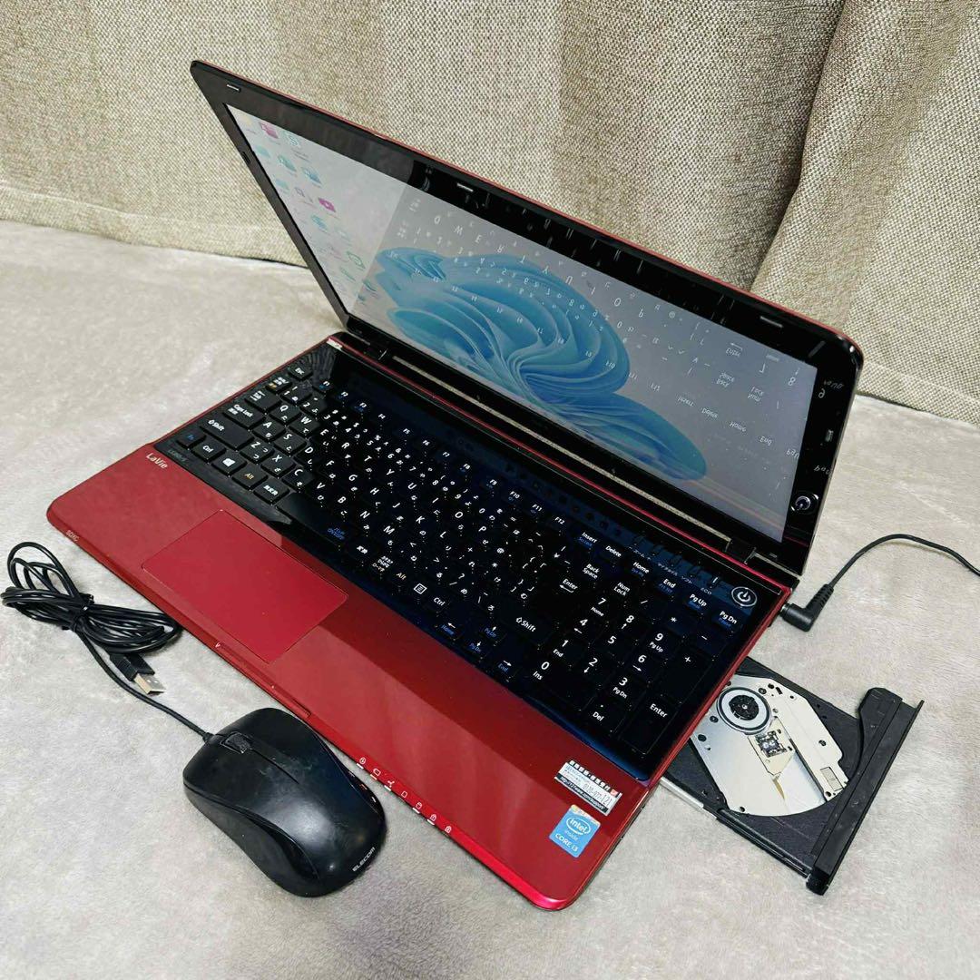 S235 NECノートパソコンWEBカメラSSD高速Windows11オフィス付