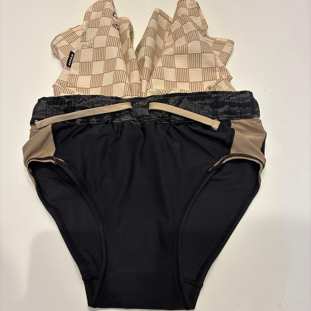 三津家貴也　MMAx3ITSUKA Checker Racing Shorts