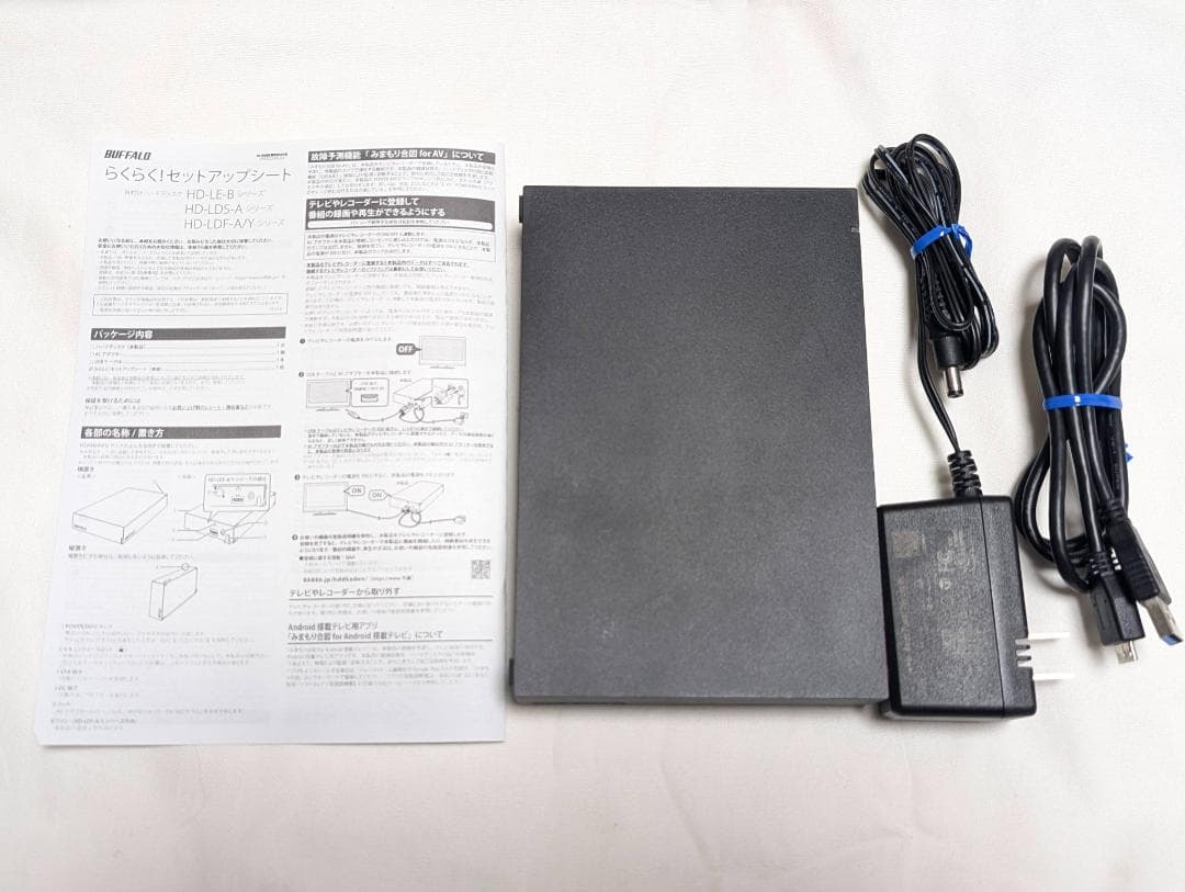 BUFFALO HD-LDS4.0U3-BA 外付けHDD 4TB