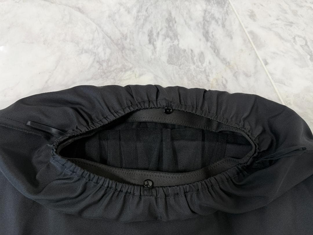 新品同様★’24年★ANAYI/アナイ チュールティアードギャザースカート36