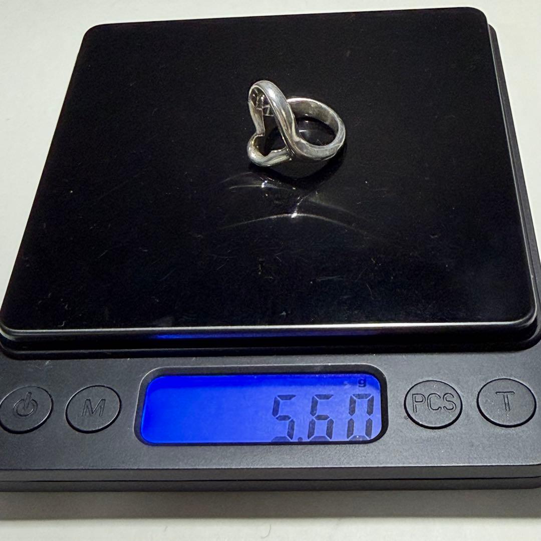 ティファニー ★エルサ・ペレッティ オープンハート シルバー925 10号　指輪