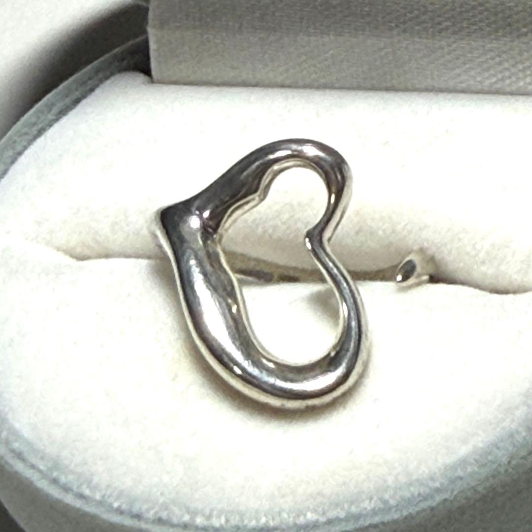 ティファニー ★エルサ・ペレッティ オープンハート シルバー925 10号　指輪