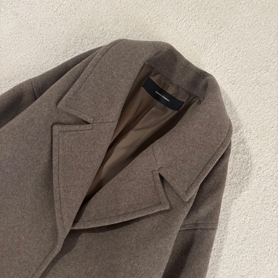 ジャーナルスタンダード スーパー140 ビーバー コクーンコート　XS