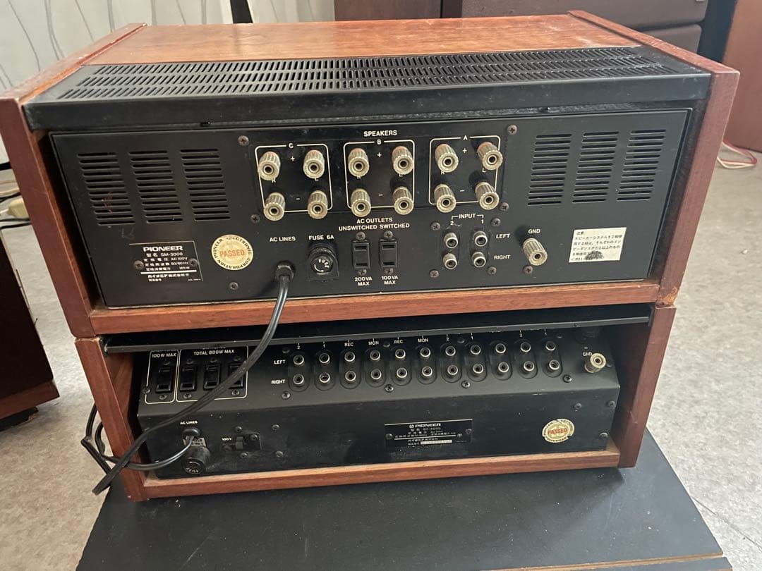 Pioneer SM-3000&pioneer SC-3000オーディオアンプ