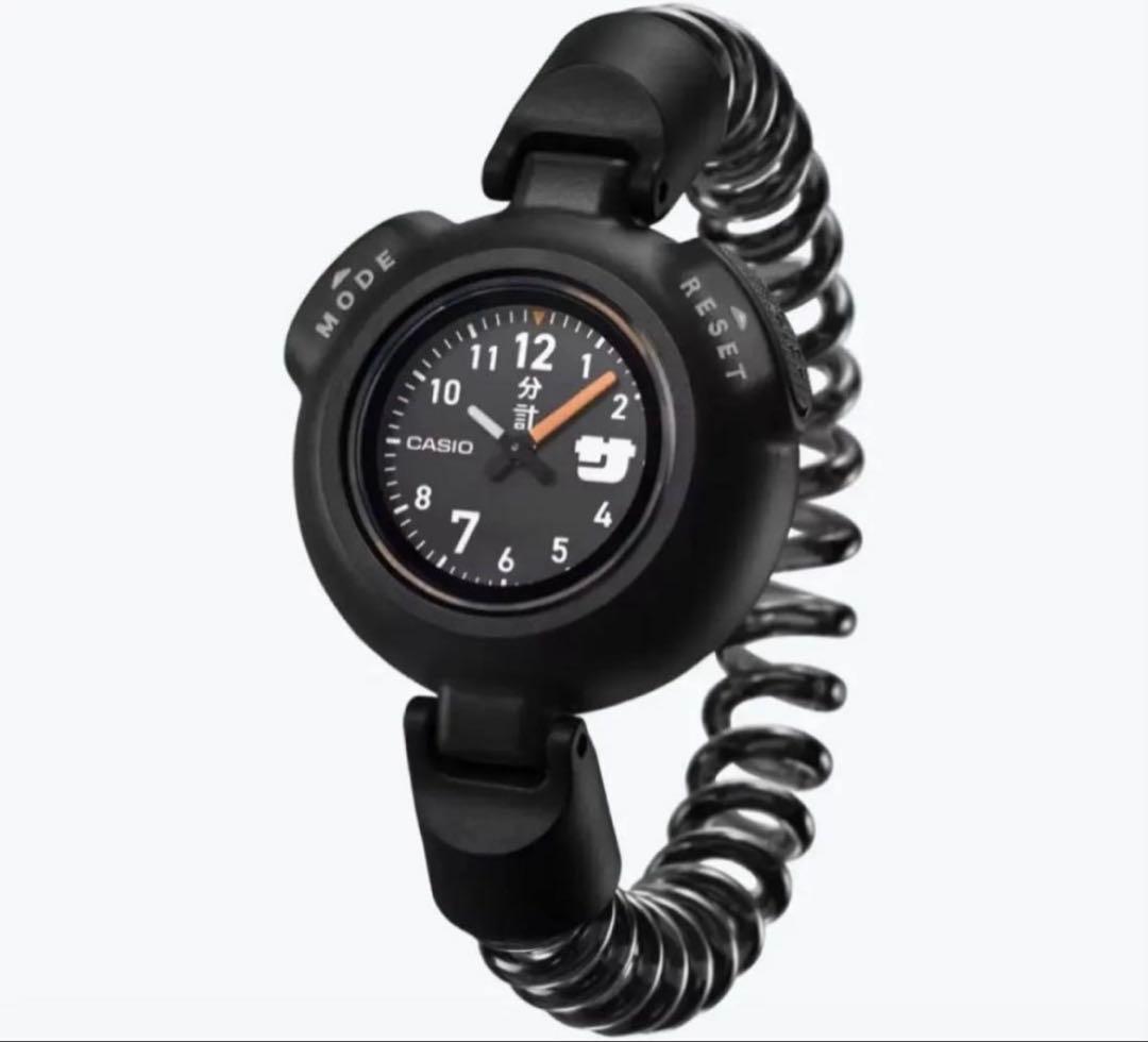 サウナ時計 サ時計 CASIO ブラック SAN-100H-1BJR