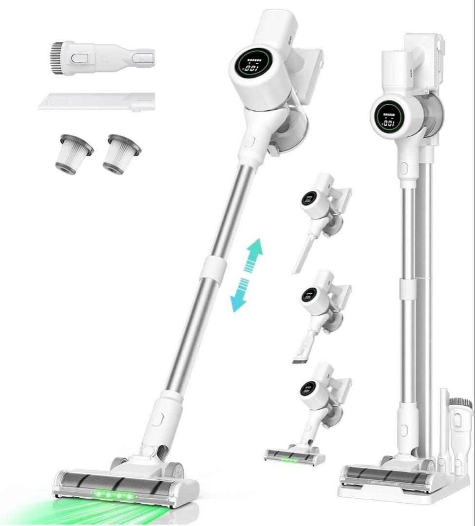 新品　掃除機 コードレス【2025業界革新版！業界初自走式！65Kpa超強力吸引