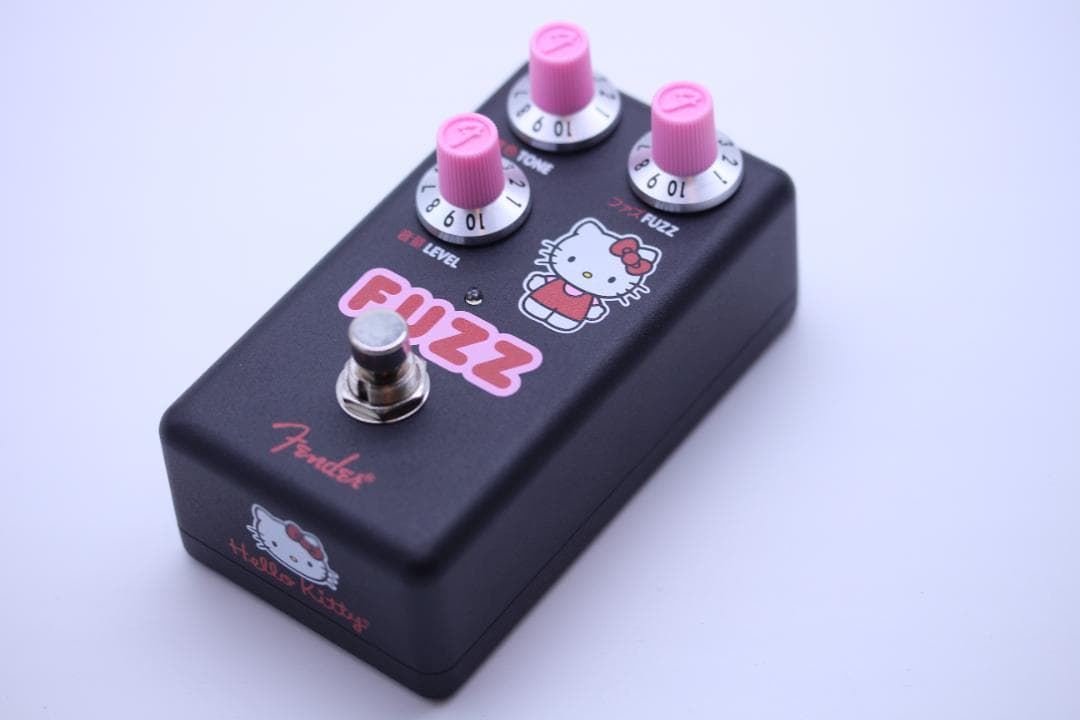 Fender Hello Kitty Fuzz エフェクター 黒 キティ★
