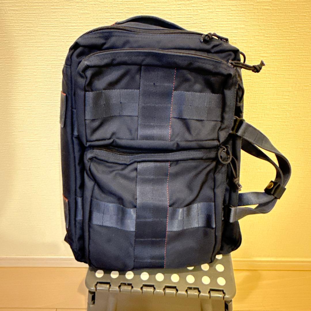 BEAMS+&BRIEFING 3wayバッグ　エアフォースブルー　USA