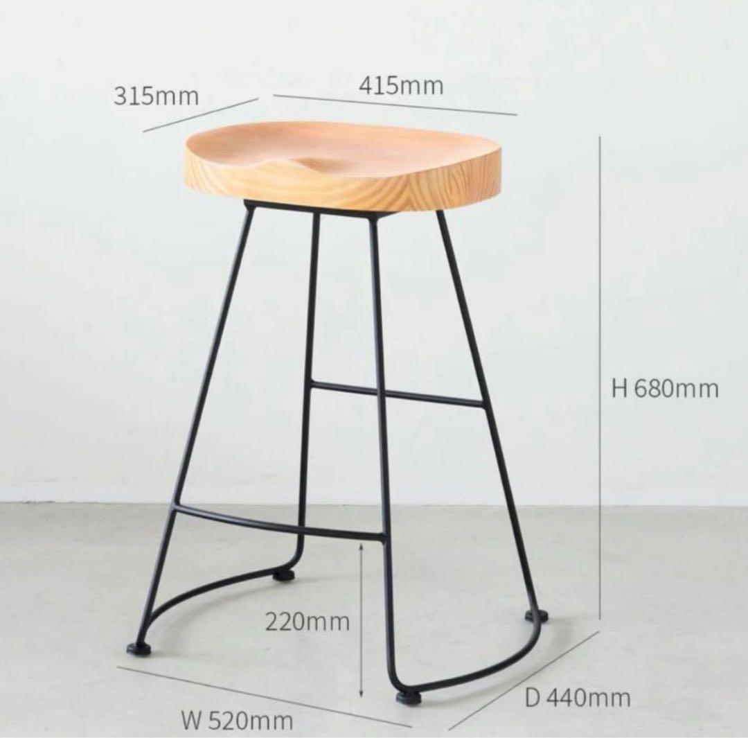 KANADEMONO チェア2脚+机のセット※引取り価格