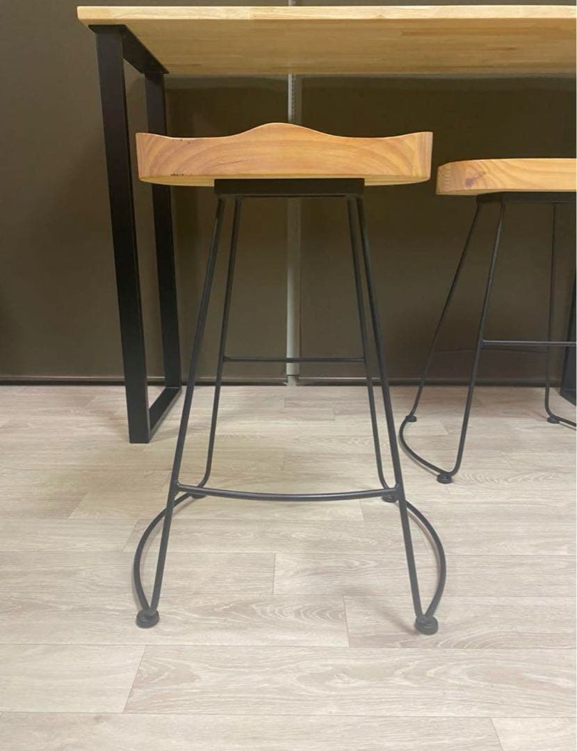 KANADEMONO チェア2脚+机のセット※引取り価格