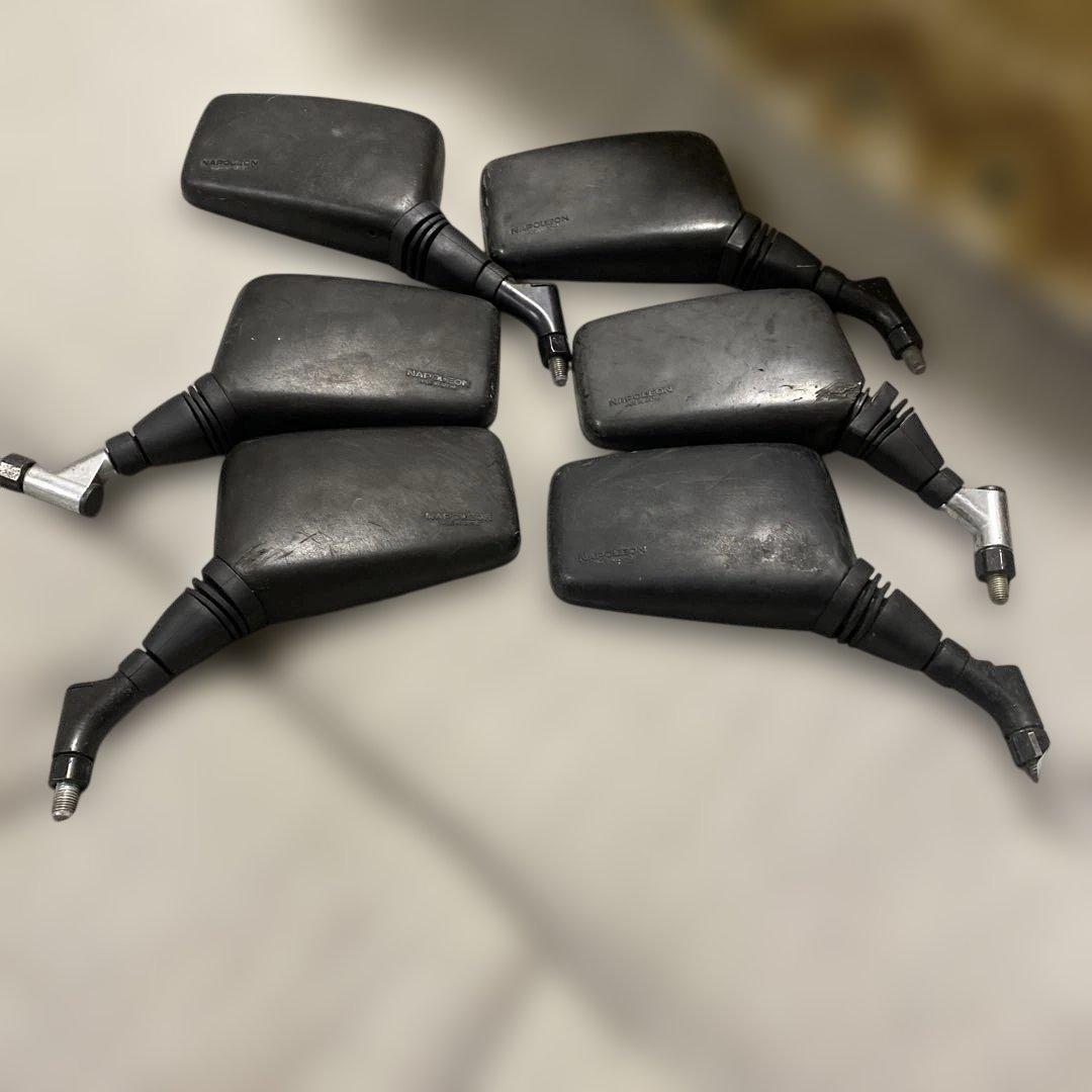 当時物 ナポレオンミラー ナポミラ 穴無し5個 穴あり1個