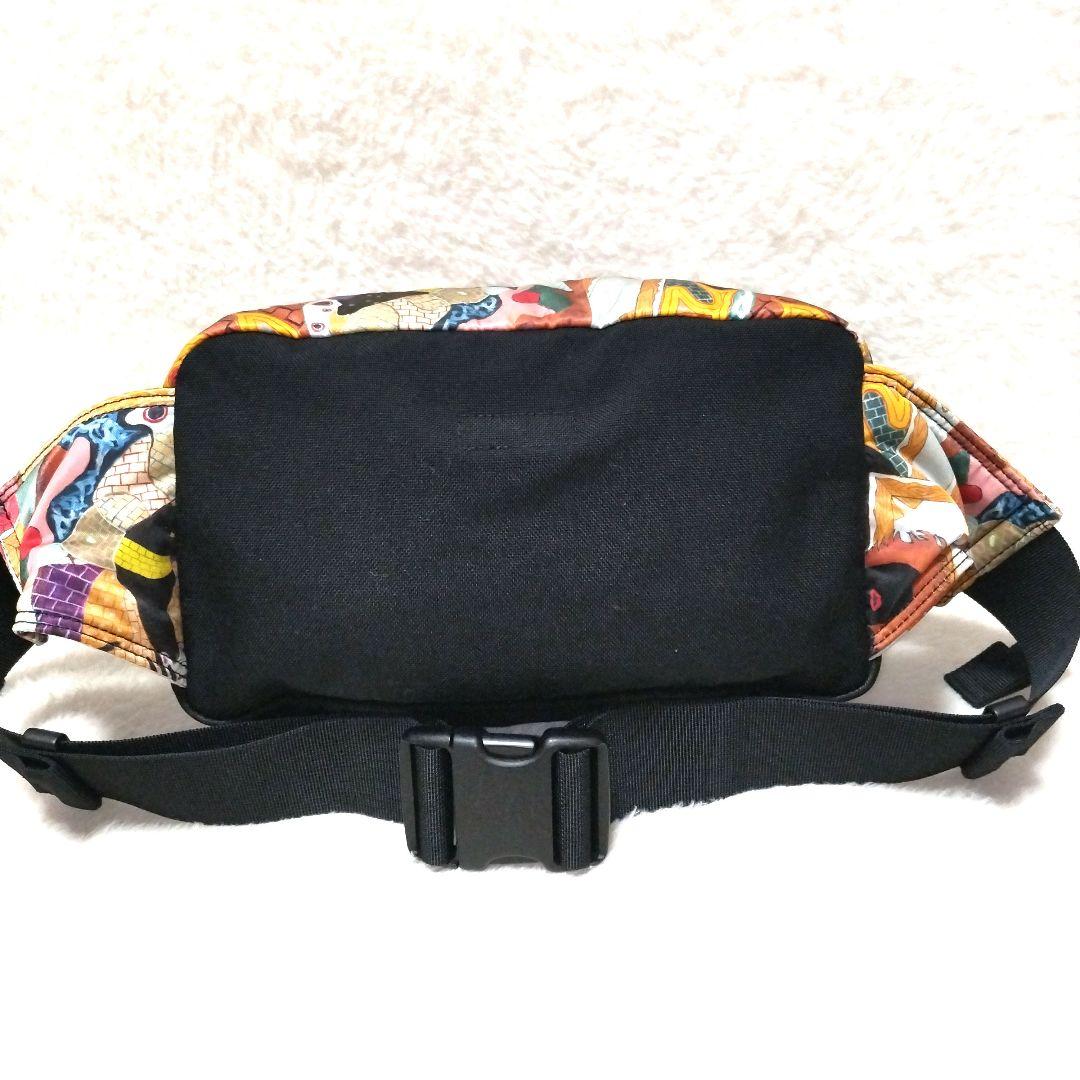 【美品】ポーター×ディーゼル×横尾忠則 コラボ タンカー 総柄 ウエストバッグ