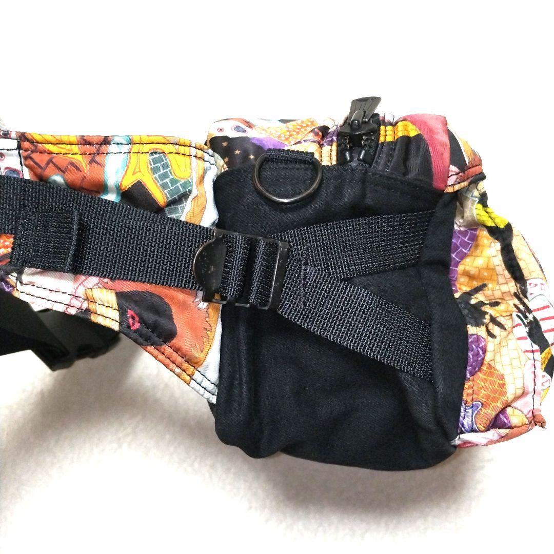 【美品】ポーター×ディーゼル×横尾忠則 コラボ タンカー 総柄 ウエストバッグ