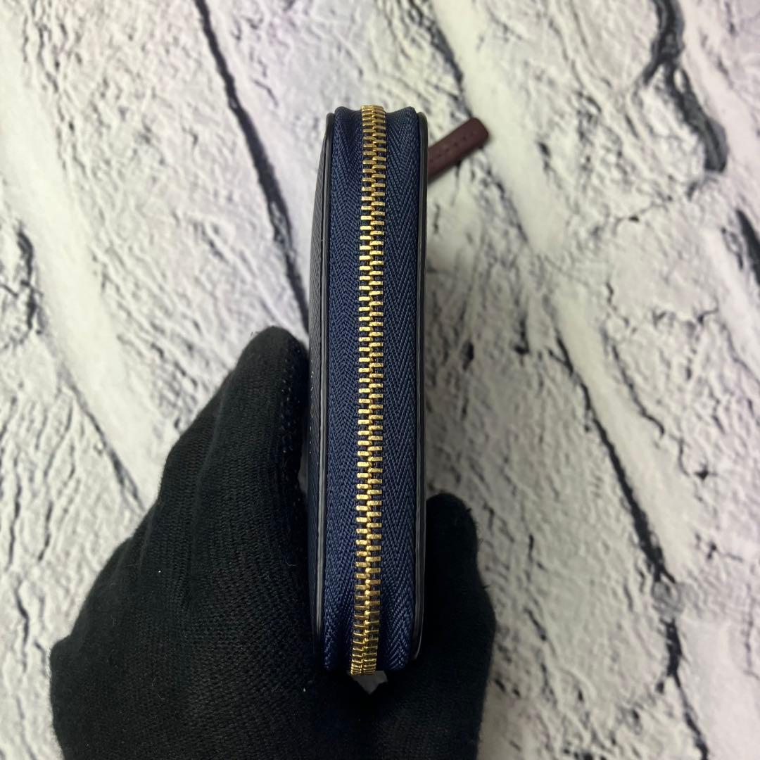 極美品✨スマイソン ラウンドファスナー パナマ サフィアーノレザー ケース