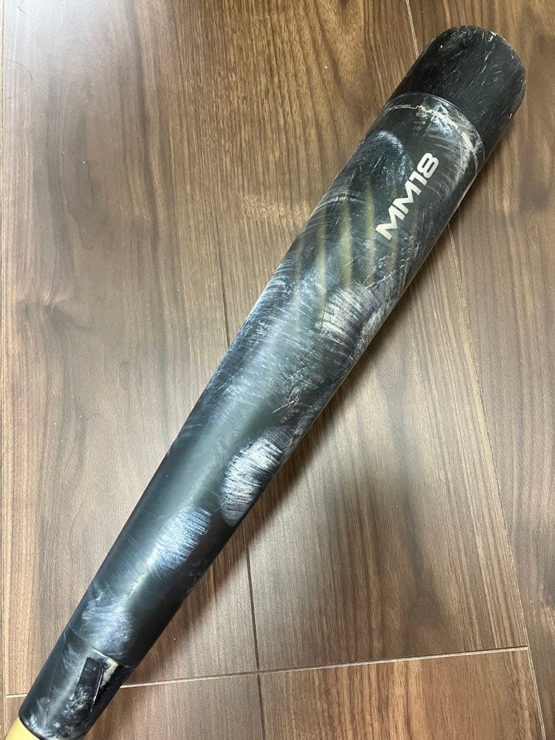 MM18 軟式野球バット 83cm黒 ケース付き