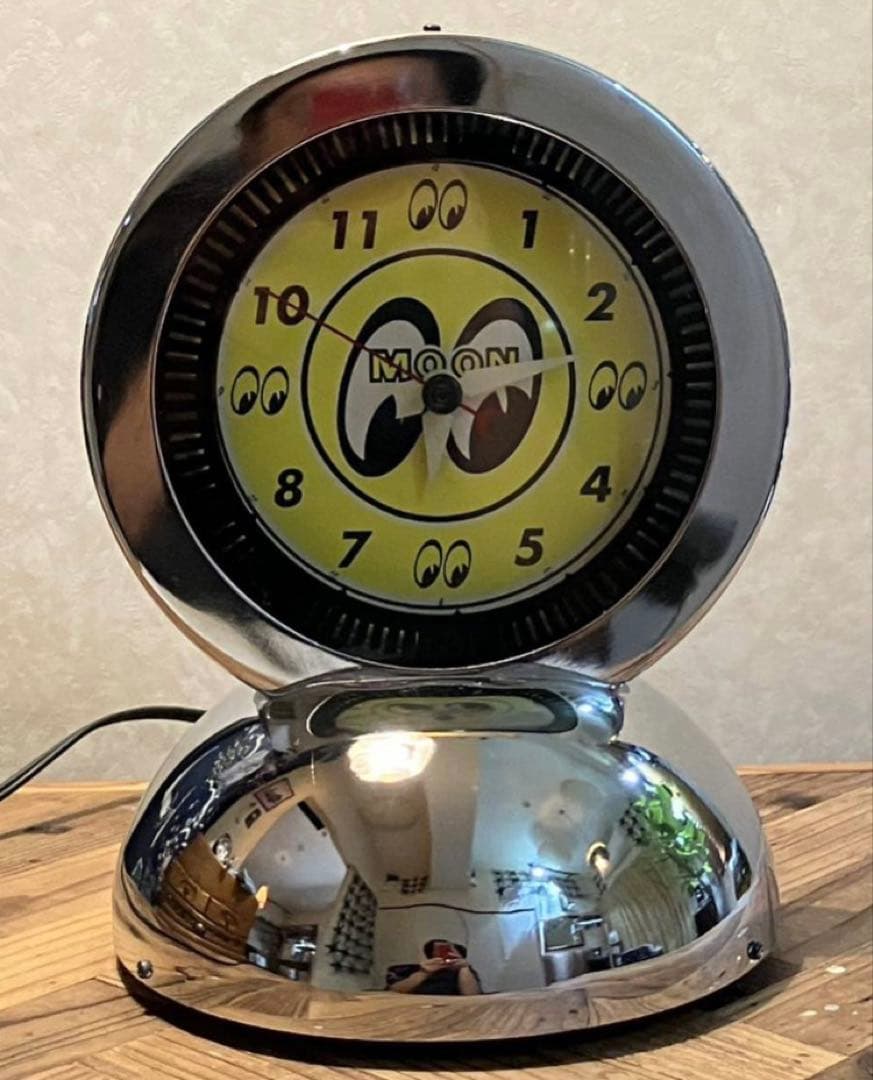 ムーンアイズ スピナーネオンクロック アメリカ雑貨 レア 置時計