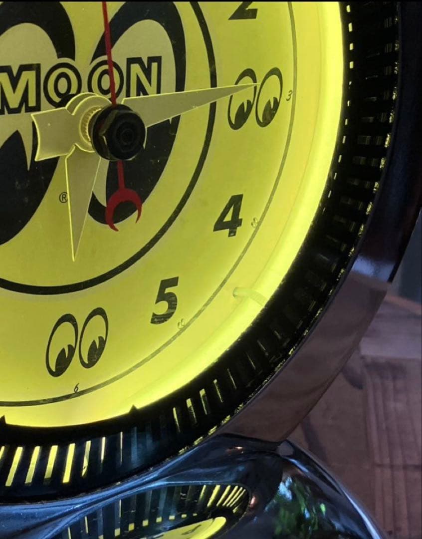 ムーンアイズ スピナーネオンクロック アメリカ雑貨 レア 置時計