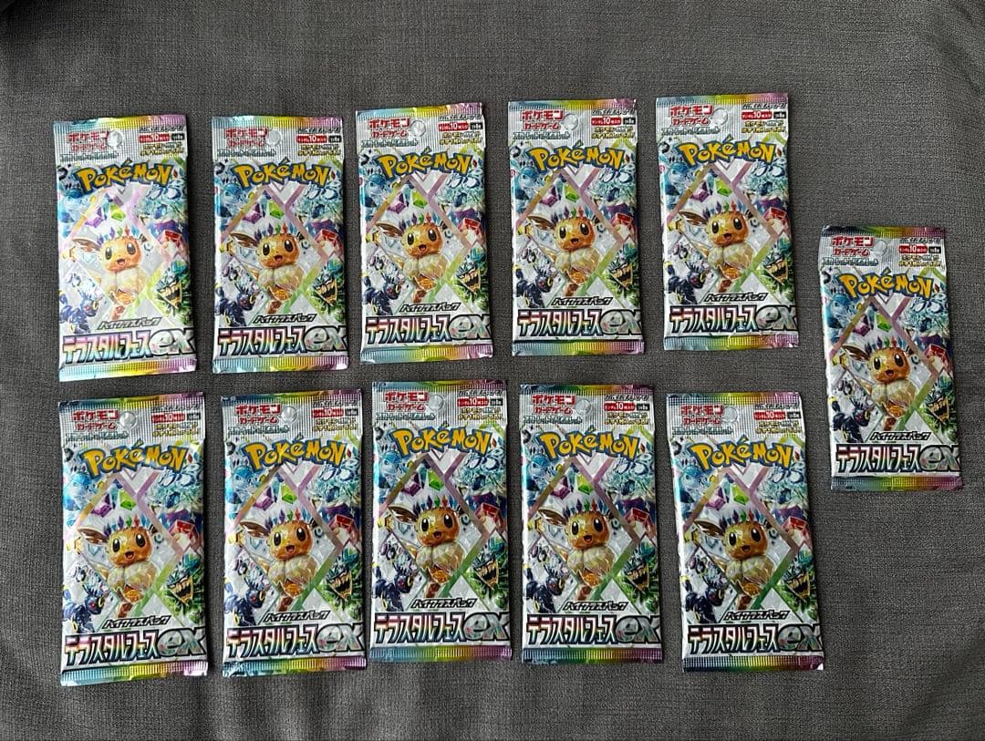 ポケモンカードゲーム テラスタルフェスEX バラ11パック