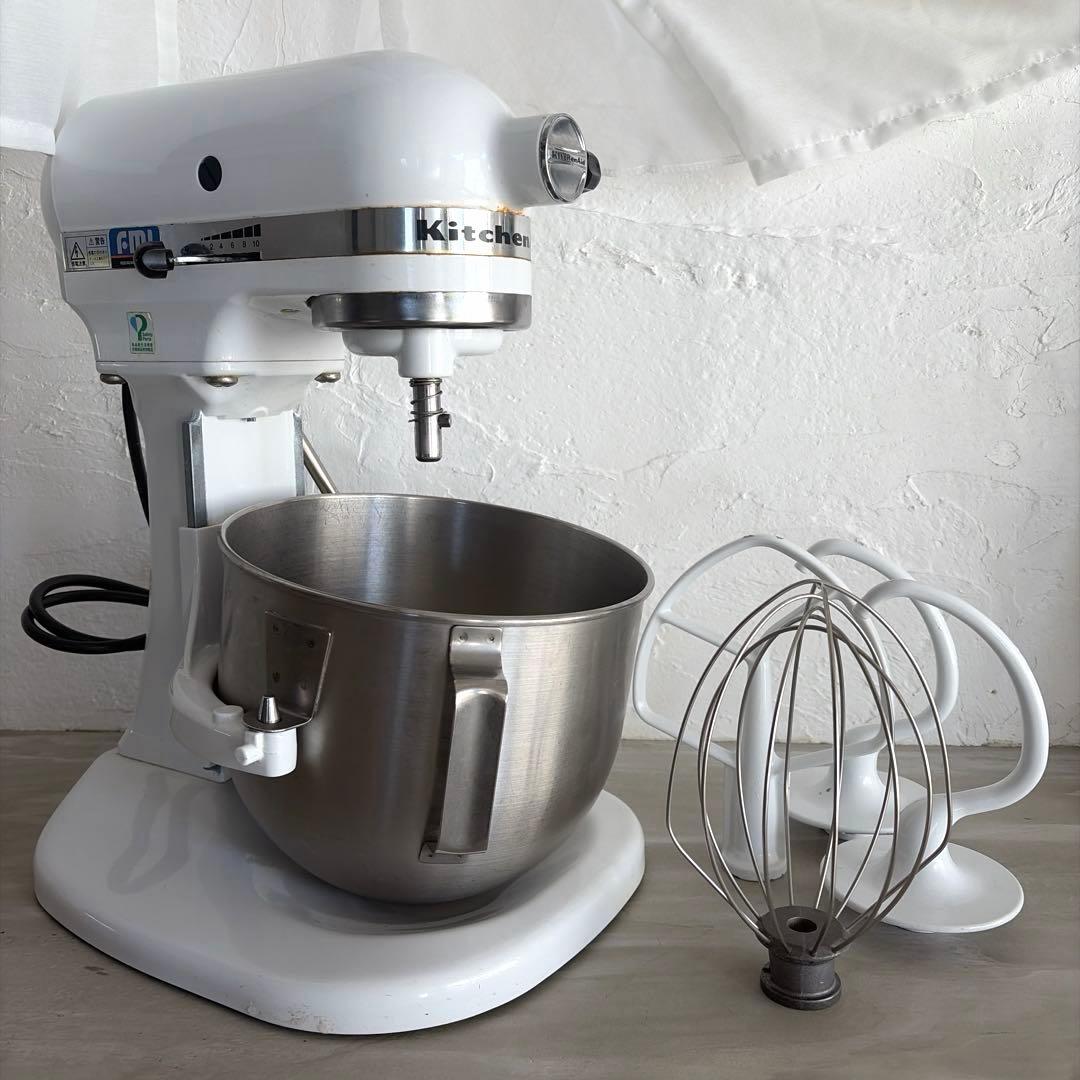 キッチンエイドのスタンドミキサー「KSM5WH」ホワイト