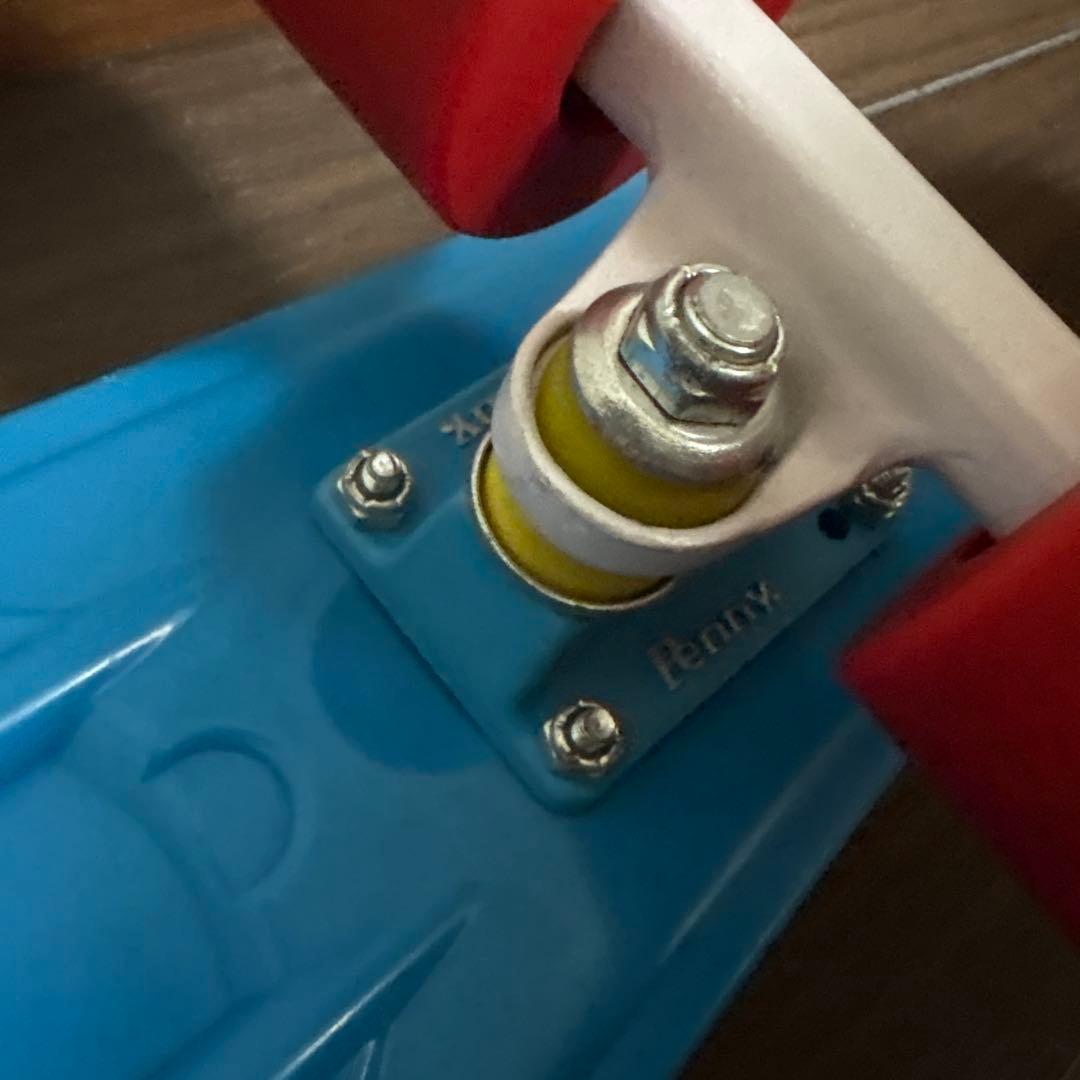 美品 Penny ペニー スケートボード 青 赤 トリコロール ミニクルーザー