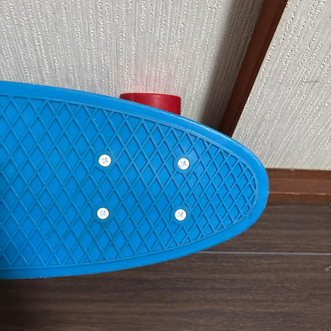 美品 Penny ペニー スケートボード 青 赤 トリコロール ミニクルーザー