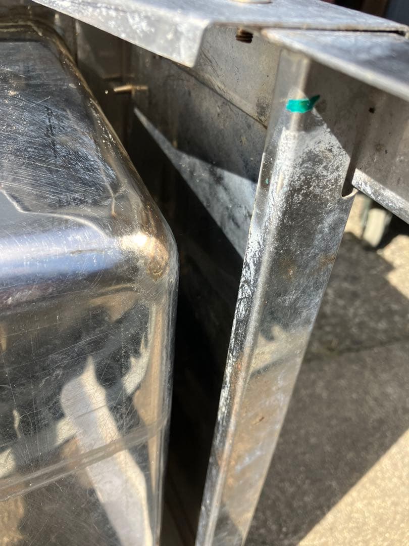 業務用 ステンレス 2槽シンク　ダブルシンク　直接引き取り、福島県内配送可