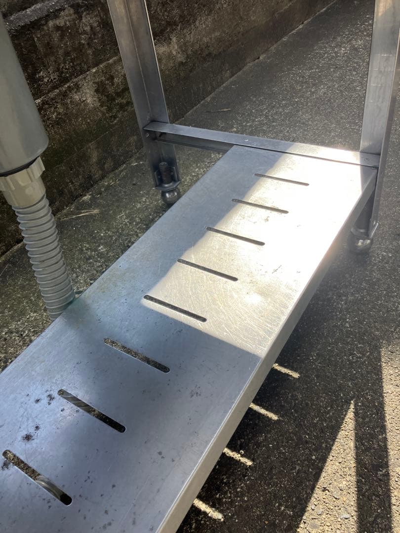 業務用 ステンレス 2槽シンク　ダブルシンク　直接引き取り、福島県内配送可