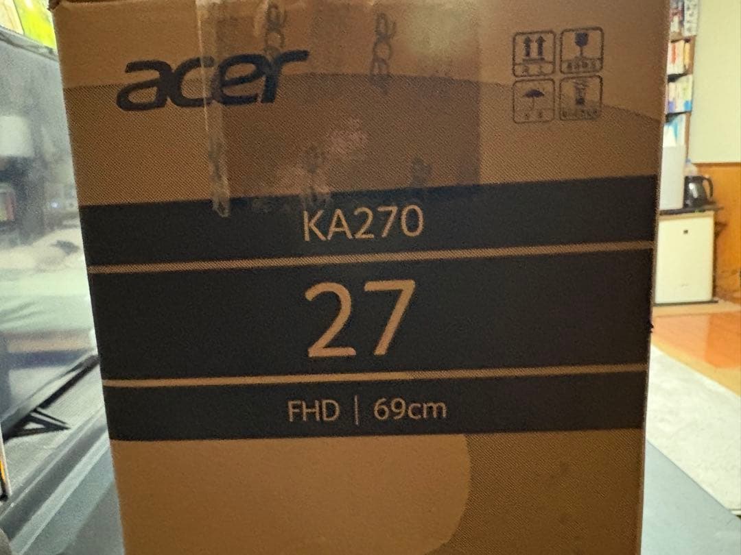 acer KA270 27インチ FHD モニター　2024年製