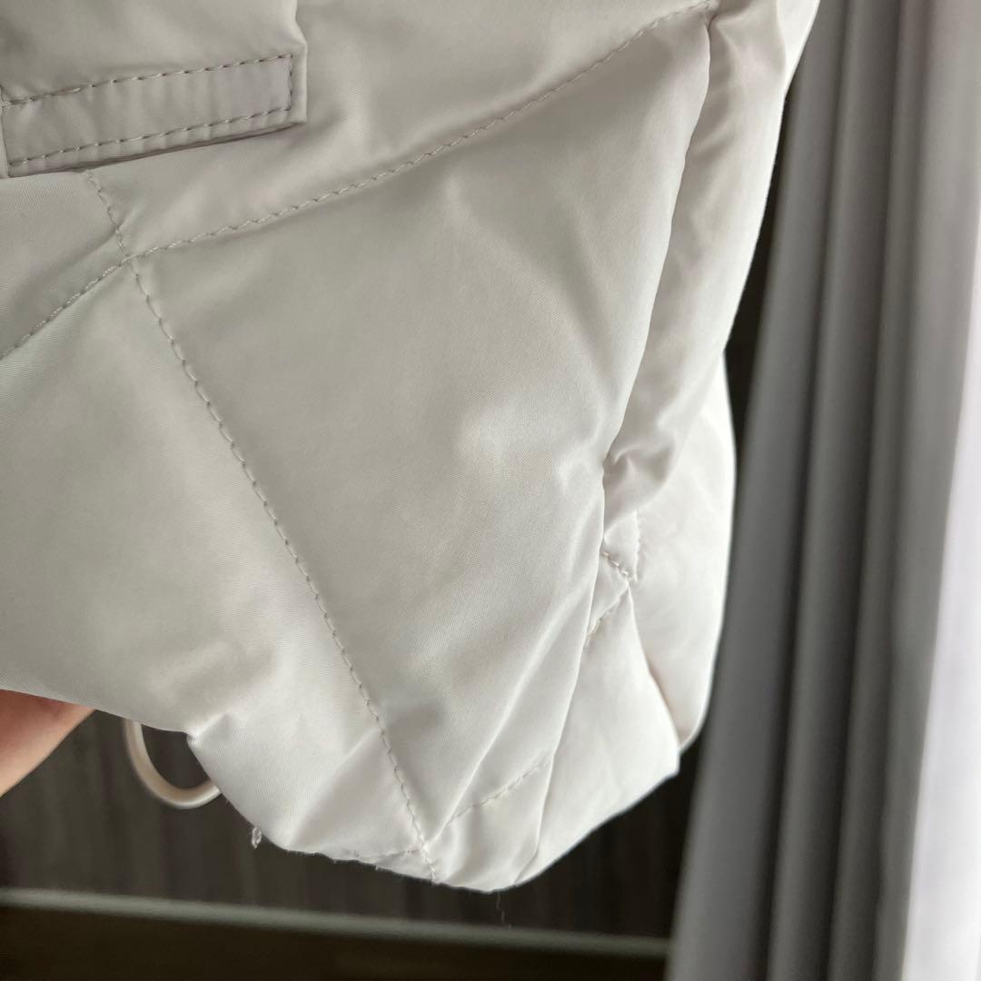 UNFILO×TAION キルティング ショート丈ブルゾン アイボリー Sサイズ