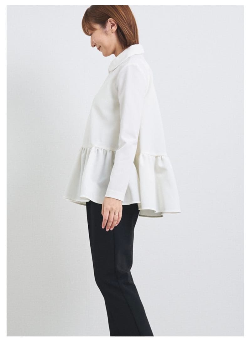 yori ラウンドカラードレスブラウス 34